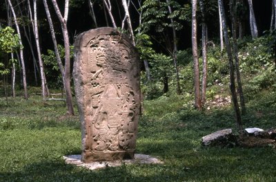 Stela 1, periodo classico terminale (830-930 d.C.) da Mayan